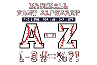 Creative Baseball Alphabet Font for Unique Designs