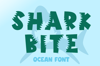 Shark Bite Font Design Trends 2024