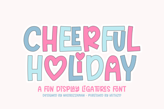 Cheerful Holiday Font for Creative Projects