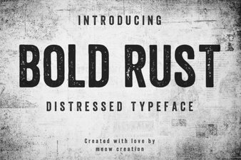 Bold Rust Font Design Trends and Creative Project Ideas