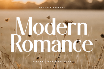 Modern Romance Font for Elegant Design Projects
