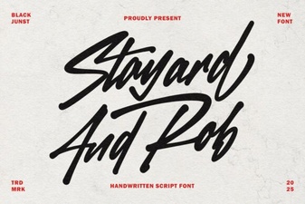 Stayard and Rob Font Design Project Ideas